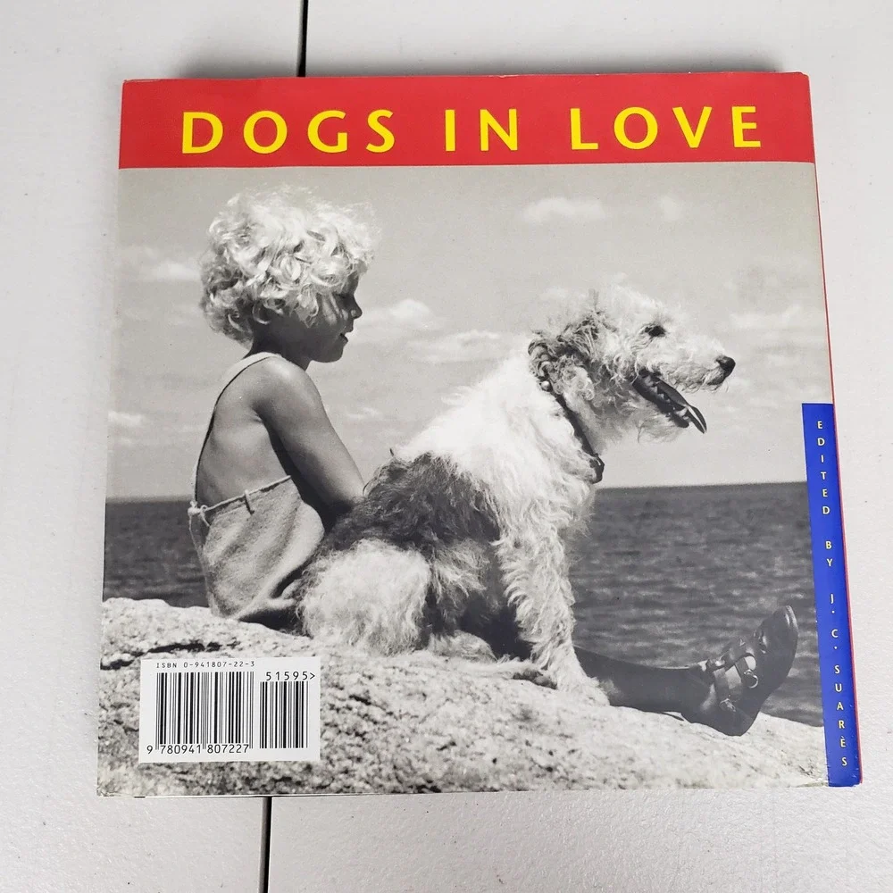DOGS IN LOVE Hardcover Book JC Suares 1998 Vintage Photography Pet Gift